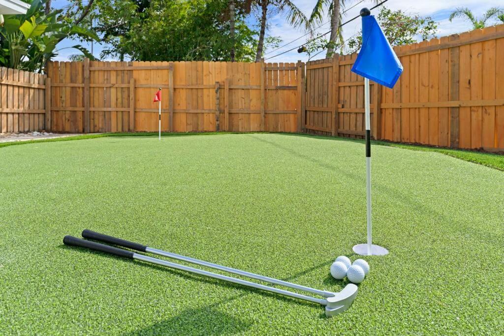 Waterfront-Heated Pool-Mini Golf-Game Room-2Mi Beach Fort Lauderdale Eksteriør billede