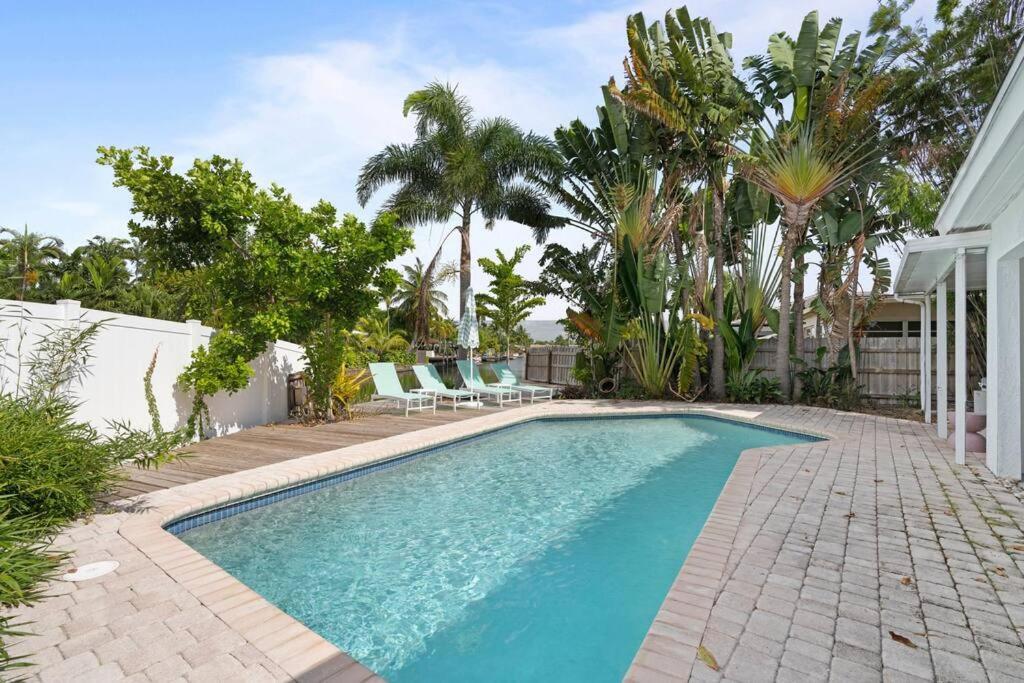 Waterfront-Heated Pool-Mini Golf-Game Room-2Mi Beach Fort Lauderdale Eksteriør billede